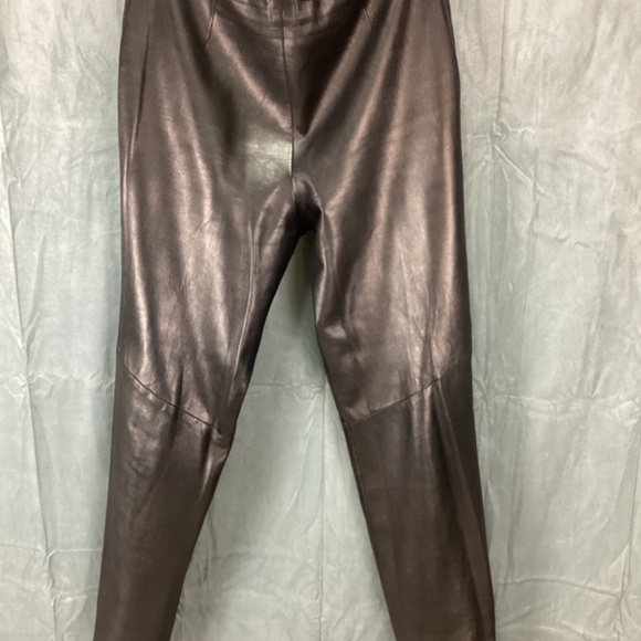 VINTAGE Danier Black Leather Pants - Picture 2 of 10